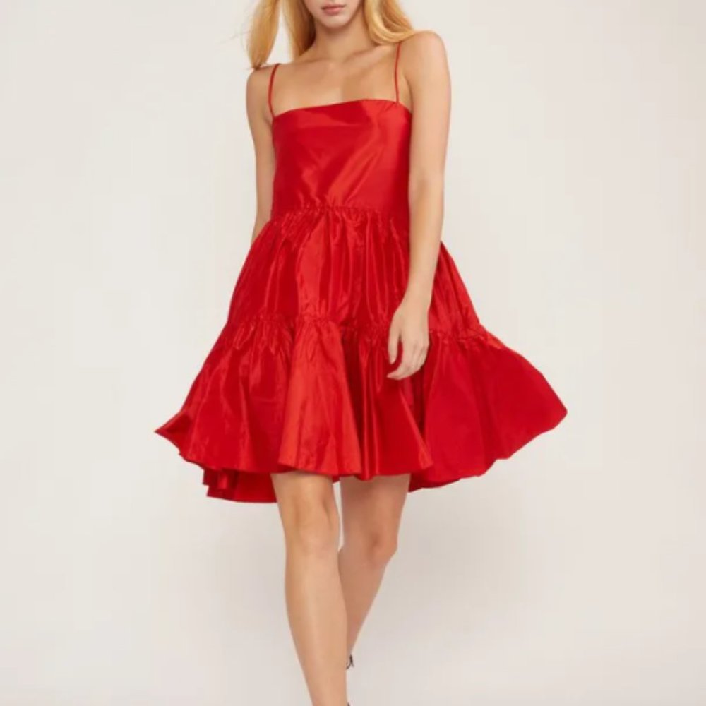 Cynthia Rowley - Silk Scarlet Swing Dress